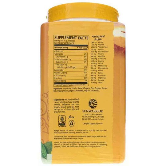 Classic Plus Organic Protein, SUW